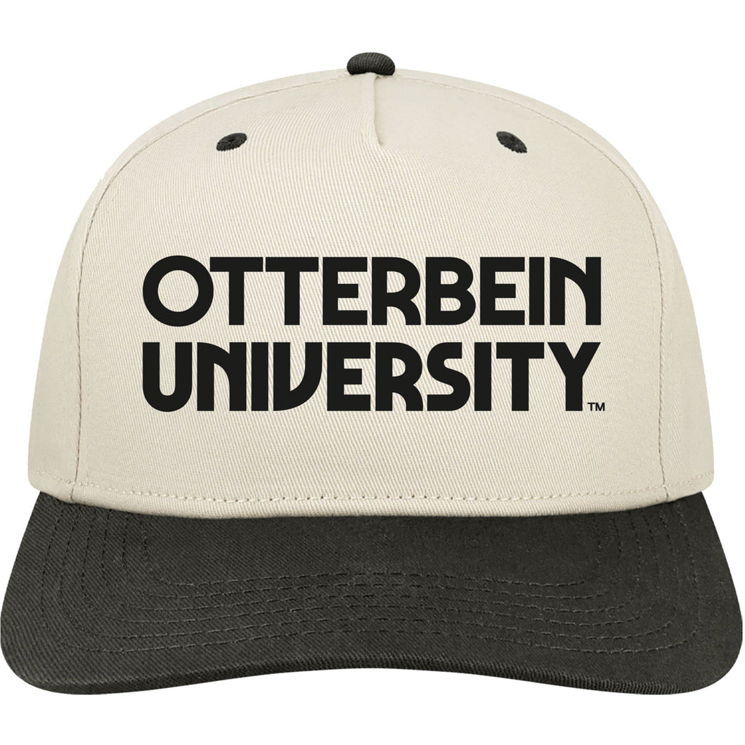 5-Panel Two Tone Hat | Khaki/Black