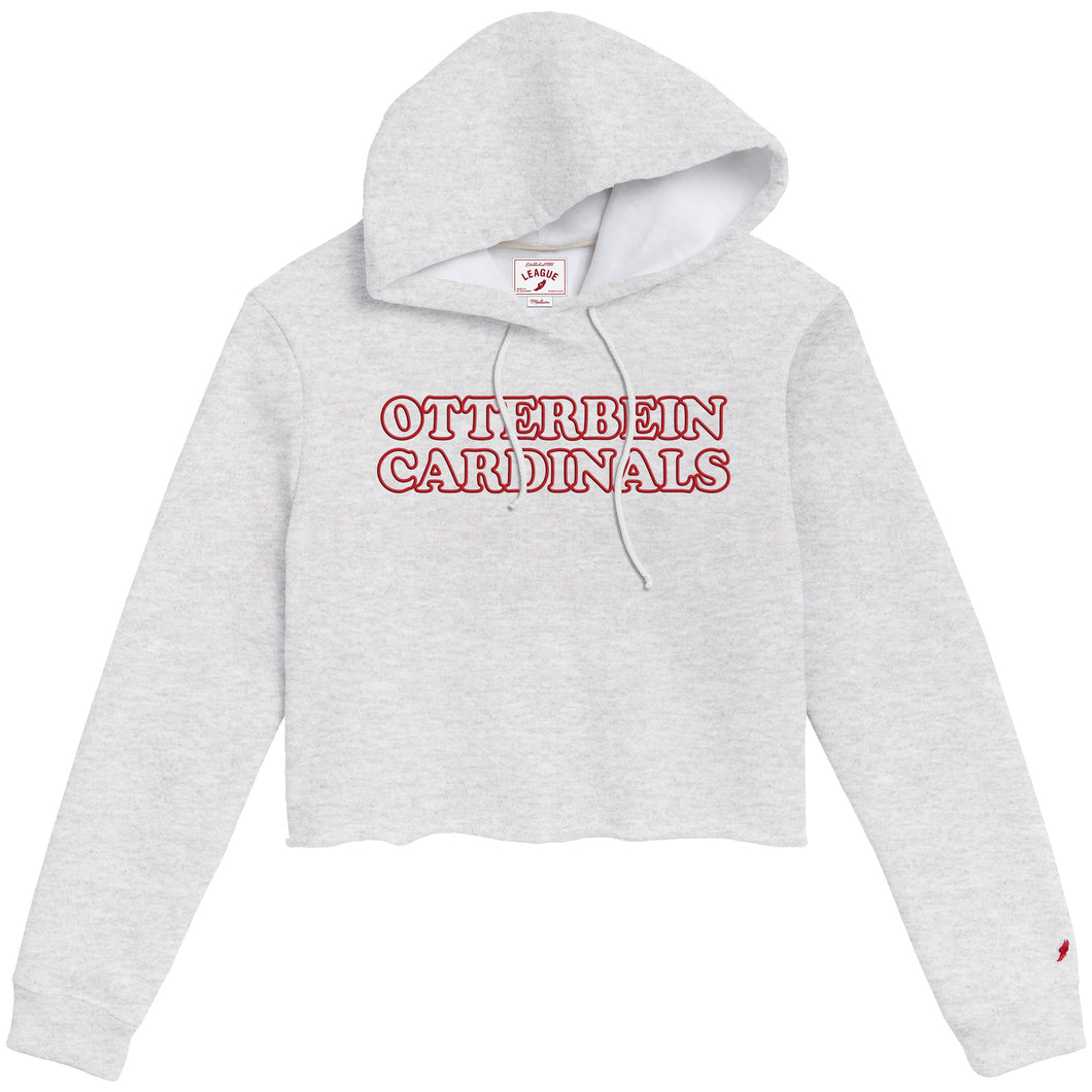 1636 Ladies Cropped Hood | Ash
