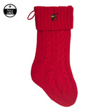 Dasher Holiday Knit Stocking | Cardinal
