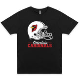 Football Helmet Tee | Black