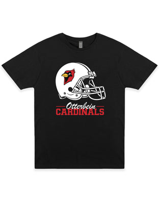 Football Helmet Tee | Black