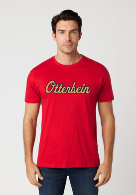 University Script Tee | Team Red