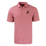 Forge Eco Double Stripe Stretch Recycled Mens Big &Tall Polo | Cardinal/White