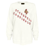 Ladies French Terry Crew | Vintage White