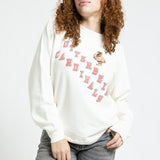 Ladies French Terry Crew | Vintage White