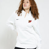 Club Fleece Half Zip | White