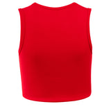 Ladies Cutoff Tank | Red