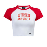 Ladies Homerun Tee | White/Red