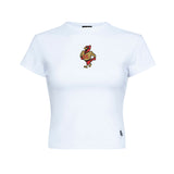 Ladies Baby Tee | White