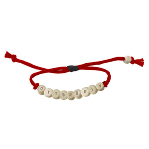Mud Love Bitty Beads Bracelet | Scarlet