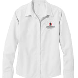 Ladies Wrinkle-Free Classic Oxford Cloth Shirt | White