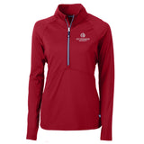 Adapt Eco Knit Stretch Recycled Womens Half Zip Pullover | Cardinal