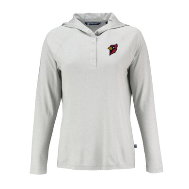 Ladies Coastline Hooded Shirt | Light Grey
