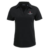 Coastline Epic Comfort Eco Recycled Dolman Womens Polo | Black