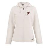 Ladies Full Zip Hooded Jacket | Cream