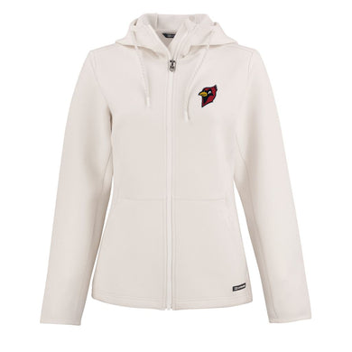 Ladies Full Zip Hooded Jacket | Cream