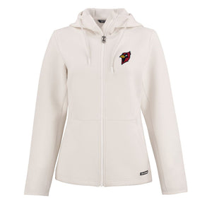Ladies Full Zip Hooded Jacket | Cream