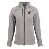 Peshastin Eco Fleece Recycled Womens Full Zip Jacket | Grey Heather