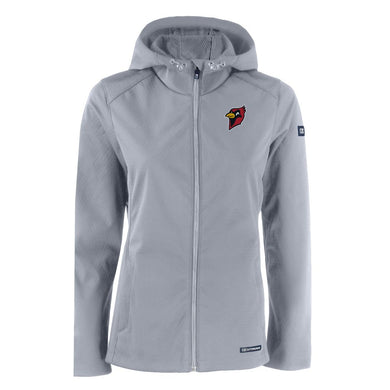 Ladies Evoke Softshell Full Zip Jacket | Light Grey