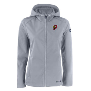Ladies Evoke Softshell Full Zip Jacket | Light Grey