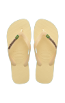 Ladies Brazil Logo Sandal Buttercream
