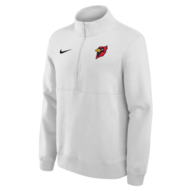 Club Fleece Half Zip | White