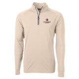 Adapt Eco Knit Stretch Recycled Mens Quarter Zip Pullover | Wheat