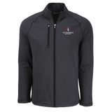 Peshastin Eco Fleece Recycled Mens Full Zip Jacket | Black Heather