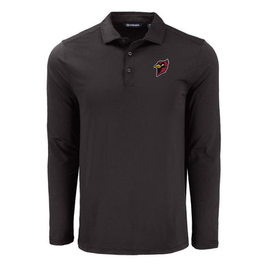 Men's Coastline Long Sleeve Polo | Black