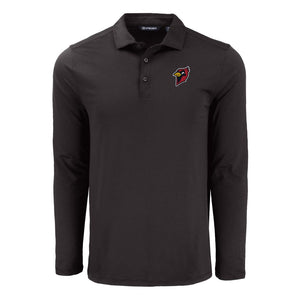 Men's Coastline Long Sleeve Polo | Black