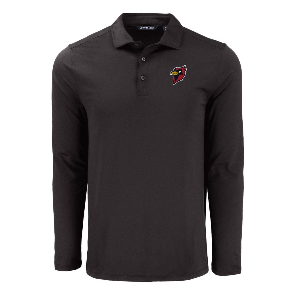 Men's Coastline Long Sleeve Polo | Black