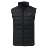 Evoke Hybrid Eco Softshell Recycled Mens Full Zip Vest | Black