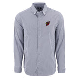 Skyline Eco Gingham Mens Long Sleeve Dress Shirt | Black/White