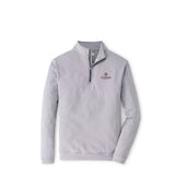 Perth Sugar Stripe Performance 1/4 Zip | Iron/White