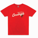 Youth Vintage Script Tee | Team Red