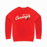 Youth Vintage Script Crew | Team Red