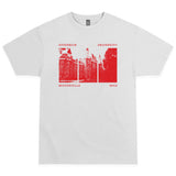 Landmark Triptych Tee | White