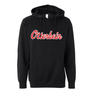 Otterbein Script Hood | Black