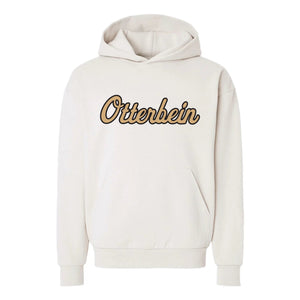 Otterbein Script Hood | Bone
