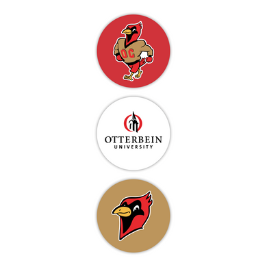 Otterbein Small Round Decals | 3PK