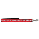 Deluxe Embroidered Pet Leash | Red