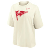 Cotton Short Sleeve Boxy Tee | Sail