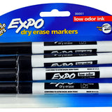 Expo Low Odor Dry Erase Marker |4Pk